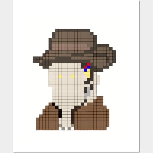 Nick Valentine - 8bit design Posters and Art